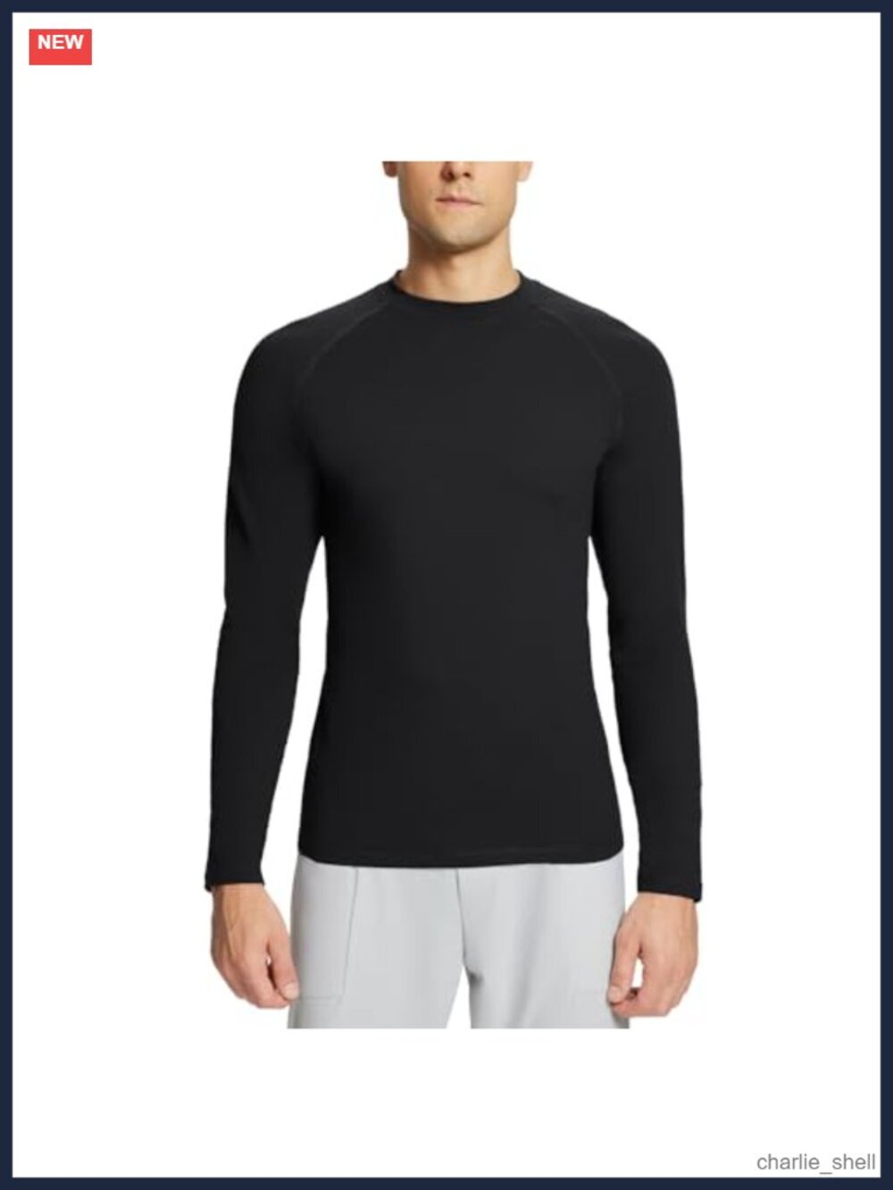 Men's Fleece Lined Thermal Long Sleeve Running Shirt Mock Neck Fitted